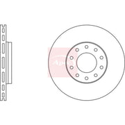 Apec 2 x Vented Front Brake Discs DSK2803