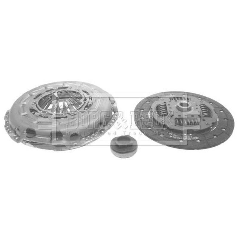 Borg & Beck Clutch Kit Set 3pc 258mm HK2590