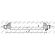 NRF Intercooler (Charge Air Cooler) 30925