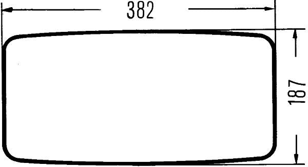 Hella 8SB 003 290-011 Exterior Mirror