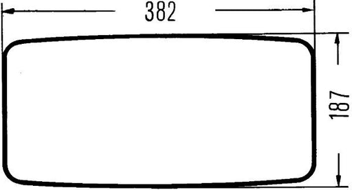 Hella 8SB 003 290-011 Exterior Mirror