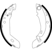 Mintex 4 x Brake Shoe Set Axle Kit MFR223
