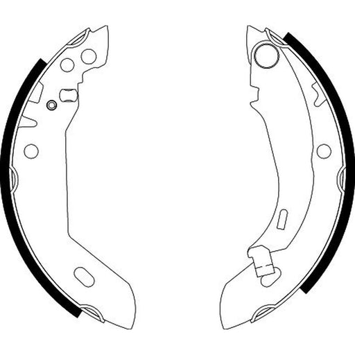 Mintex 4 x Brake Shoe Set Axle Kit MFR223