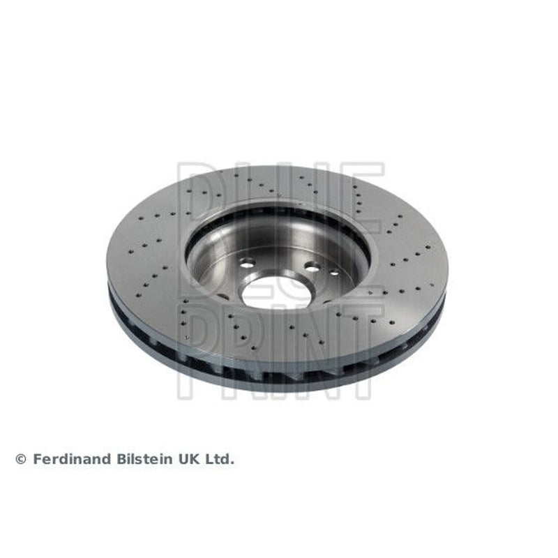 Blue Print 2 x Perforated/Vented Front Brake Discs ADU1743111