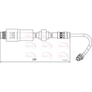 Apec Brake Hydraulic Hose Line Rear Left HOS4119
