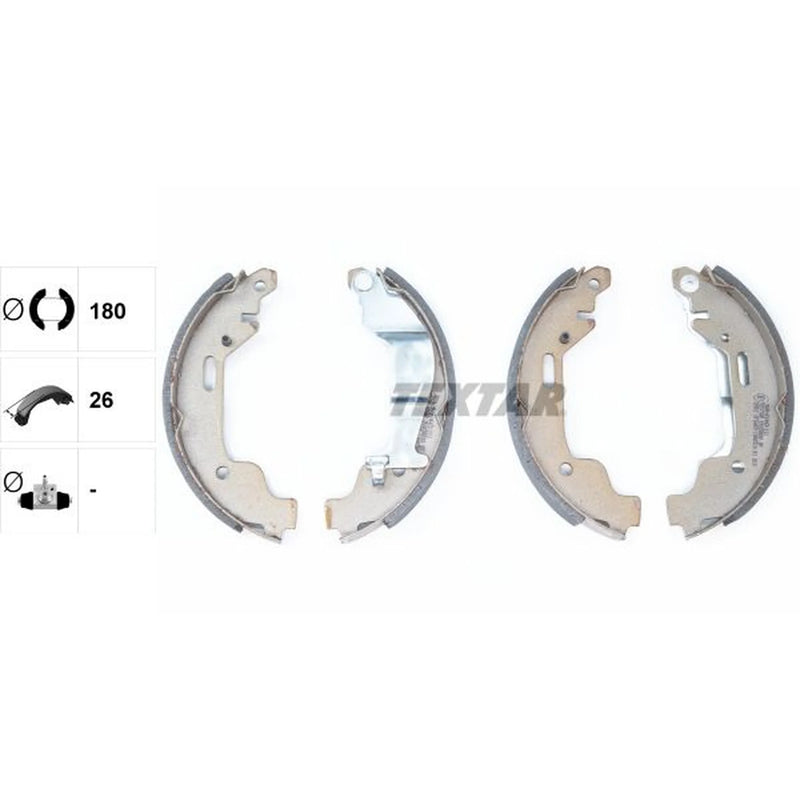 Textar Brake Shoe Set Axle Kit 91058000
