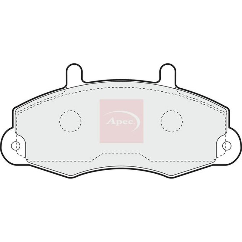 Apec Front Brake Pad Set PAD728