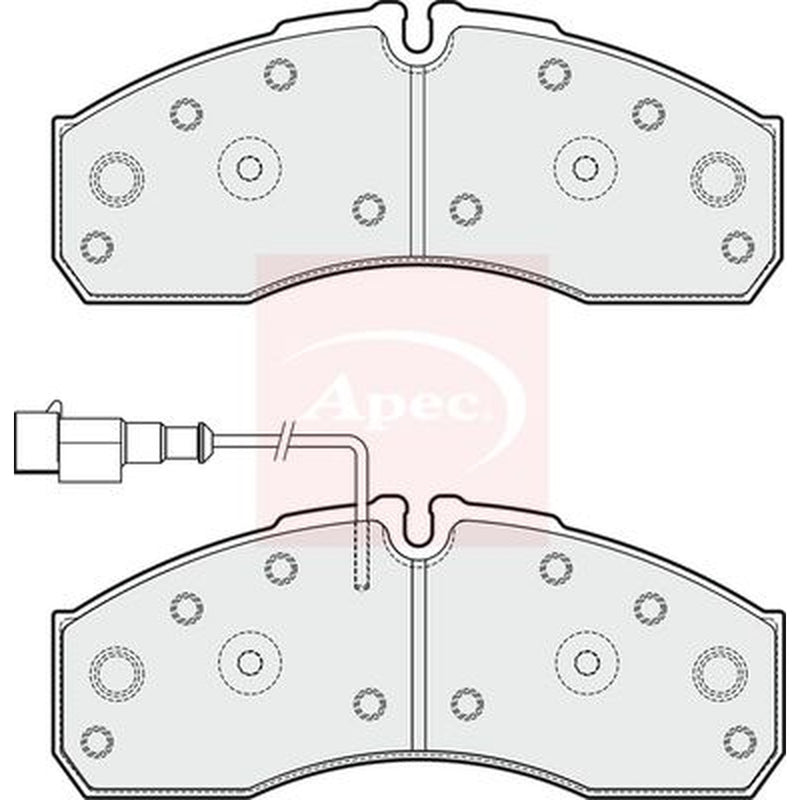Apec Front Brake Pad Set PAD1885