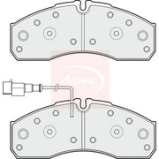 Apec Front Brake Pad Set PAD1885