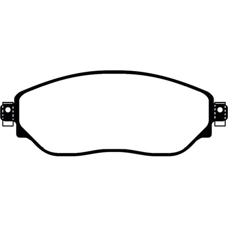 Abtex Front Brake Pad Set PLU2256