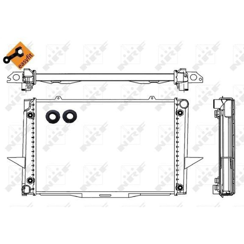 NRF Engine Radiator 539509