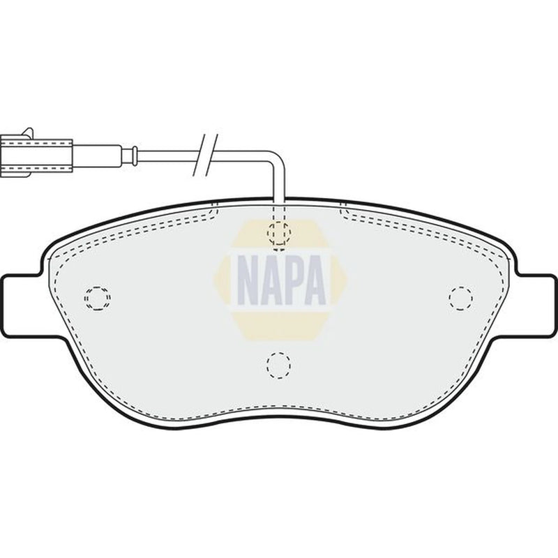 NAPA Front Brake Pad Set NBP1693