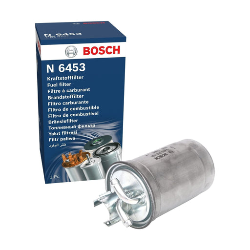 Genuine Bosch Car Fuel Filter N6453 Fits Audi A2 Tdi - 1.4 - 00-05 0450906453 Bosch  - Town Parts