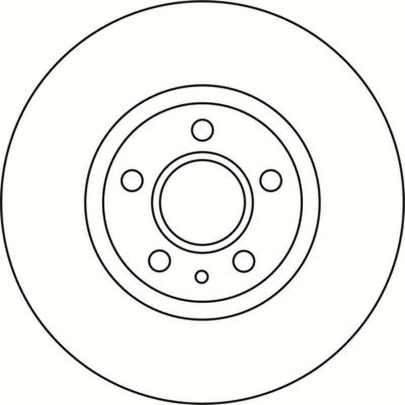 Abtex 2 x Vented Front Brake Discs BD1625V