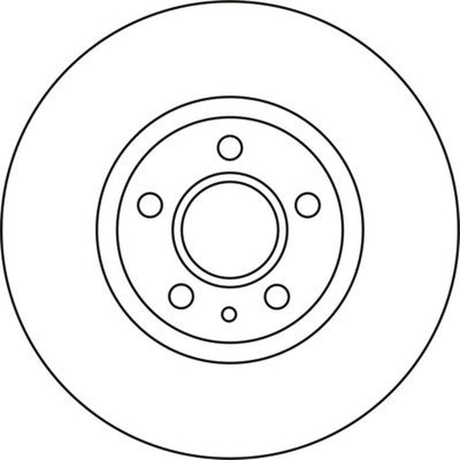 Abtex 2 x Vented Front Brake Discs BD1625V