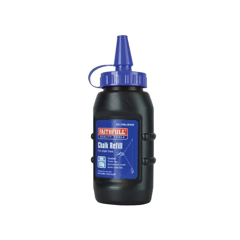 Faithfull Chalk Powder Blue 113g - FAICPBLUE4OZ