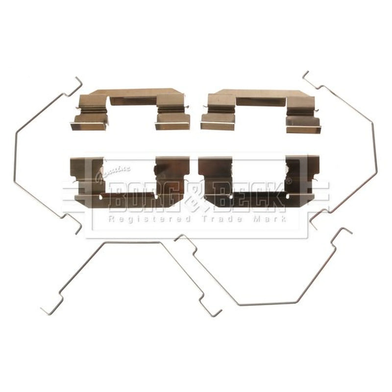 Borg & Beck Brake Pad Accessory Fitting Kit Front BBK1470