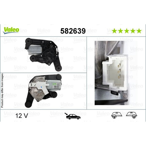 Valeo Front/Rear Wiper Motor Rear 582639