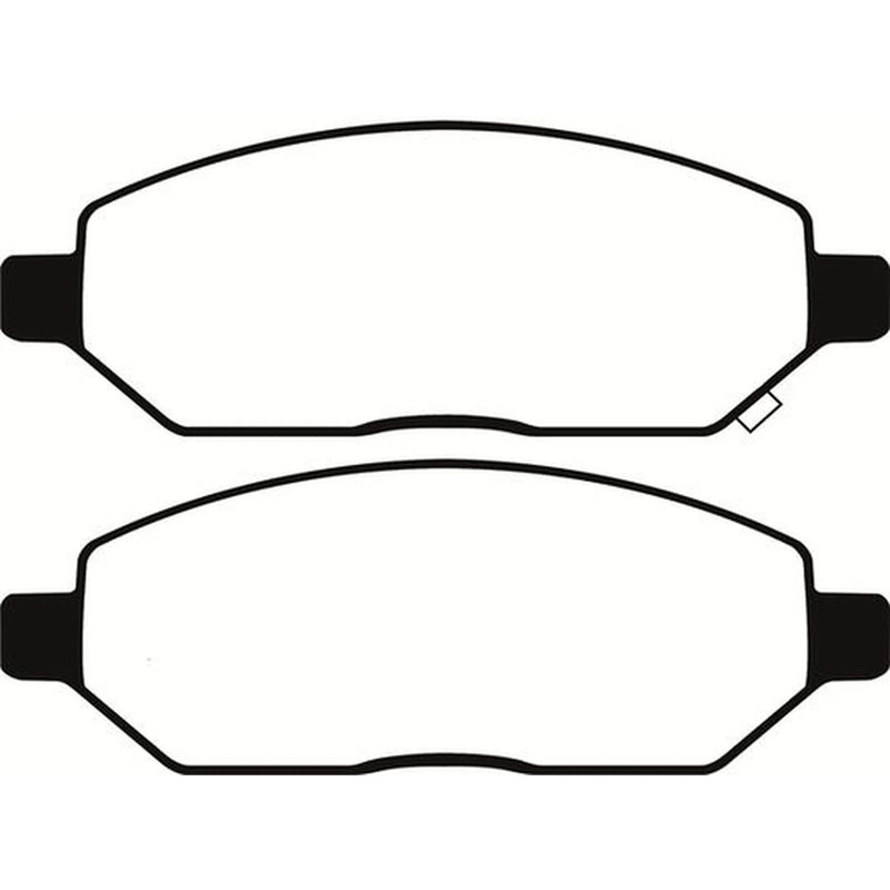 Abtex Front Brake Pad Set PLU2354