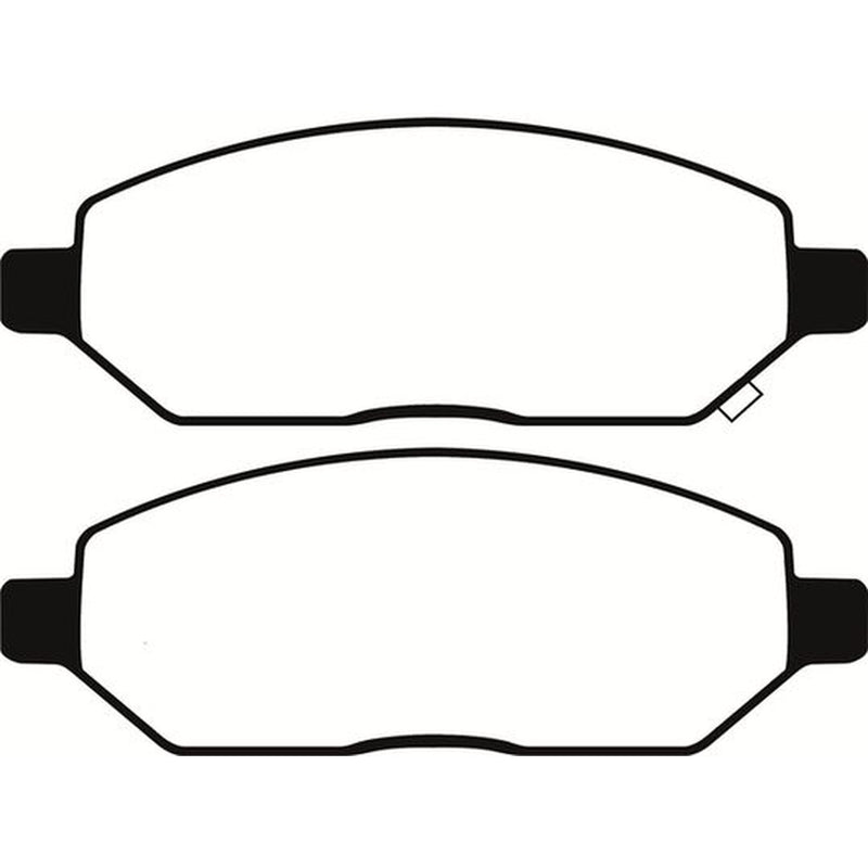 Abtex Front Brake Pad Set PLU2354