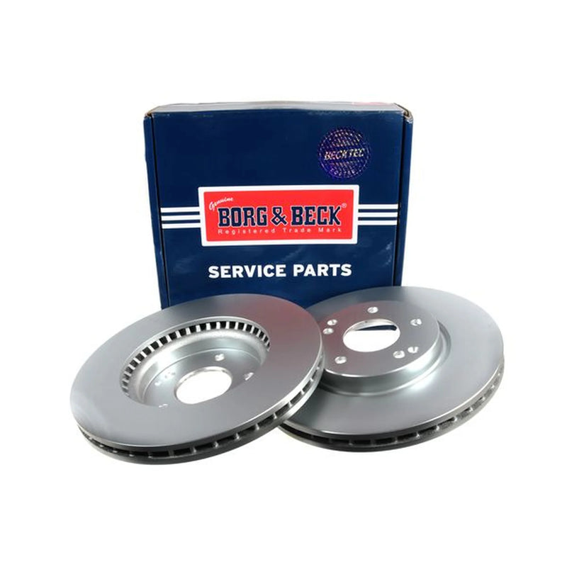 Borg & Beck 2 x Vented Front Brake Discs BBD5447