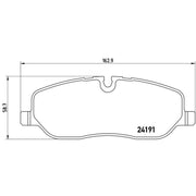 Brembo Front Brake Pad Set P44014