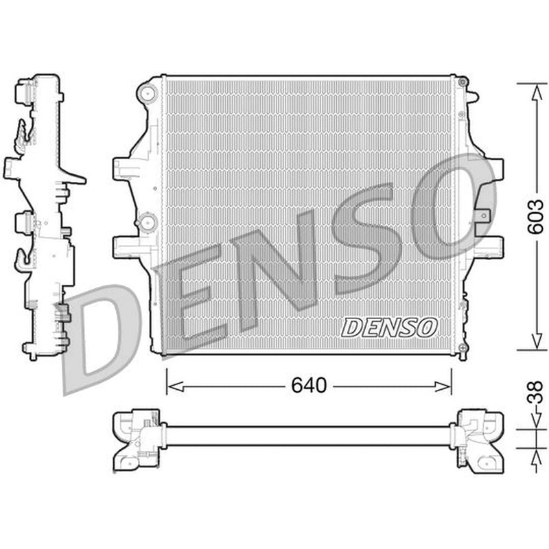 Denso Engine Radiator DRM12009
