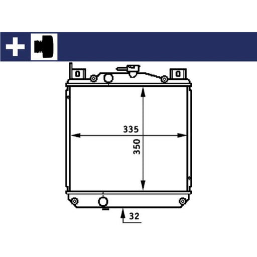 Mahle Engine Radiator CR 655 000S