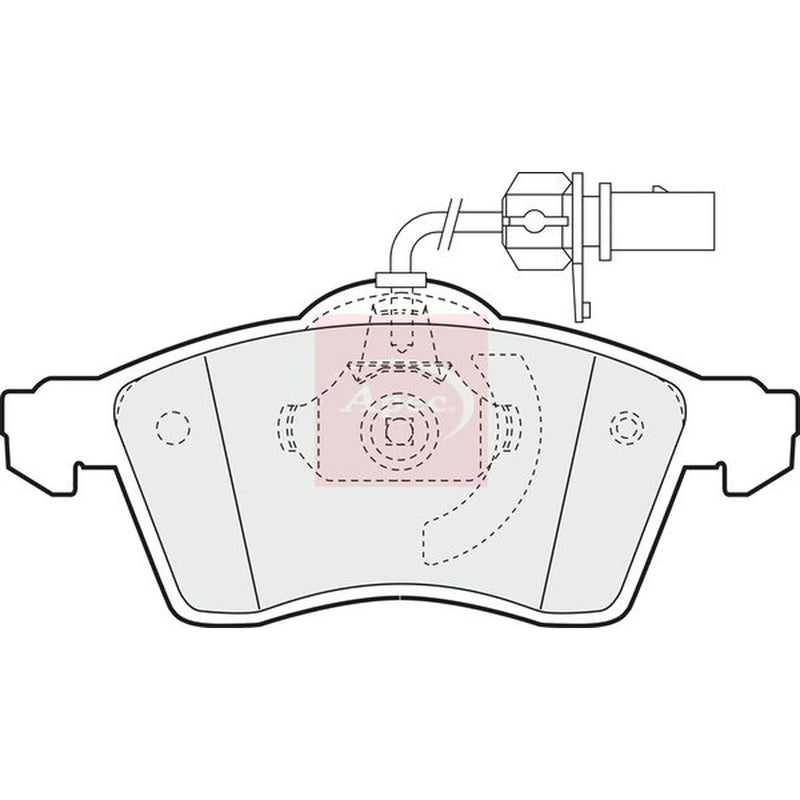 Apec Front Brake Pad Set PAD1182