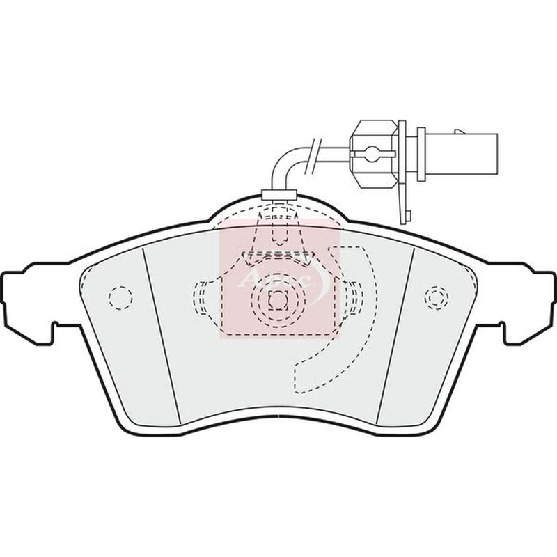 Apec Front Brake Pad Set PAD1182