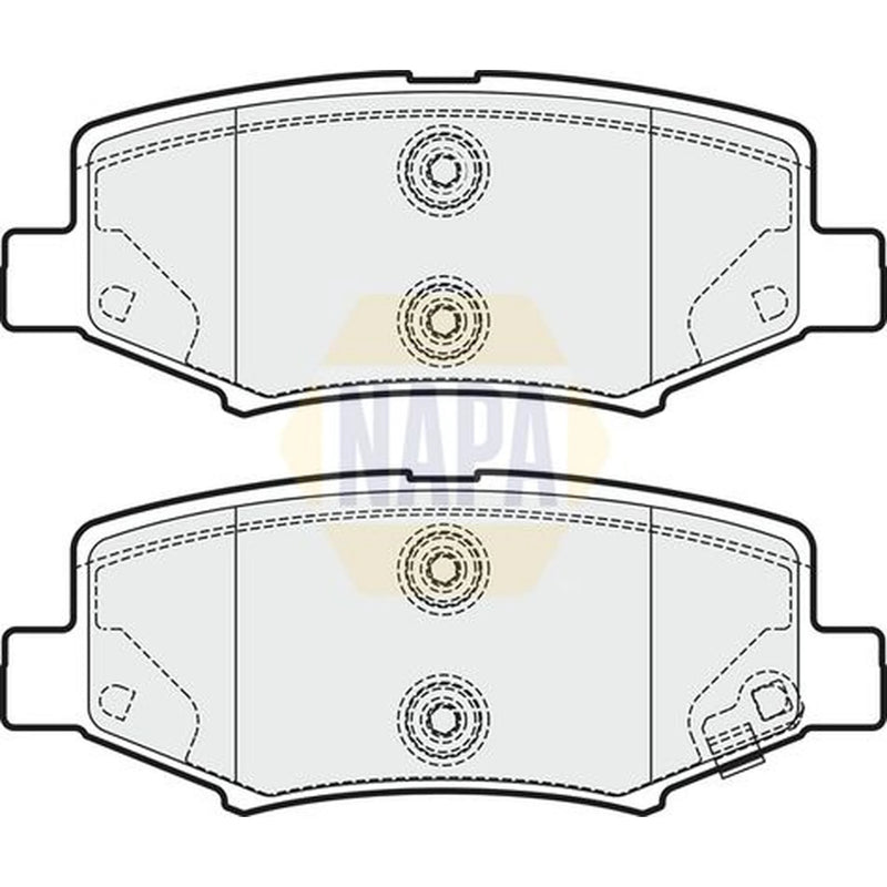 NAPA Rear Brake Pad Set NBP1316