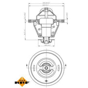 NRF Thermostat,Coolant 725125