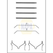 NAPA Brake Pad Accessory Fitting Kit Front NFK1310