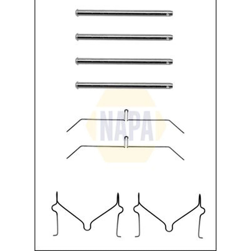 NAPA Brake Pad Accessory Fitting Kit Front NFK1310