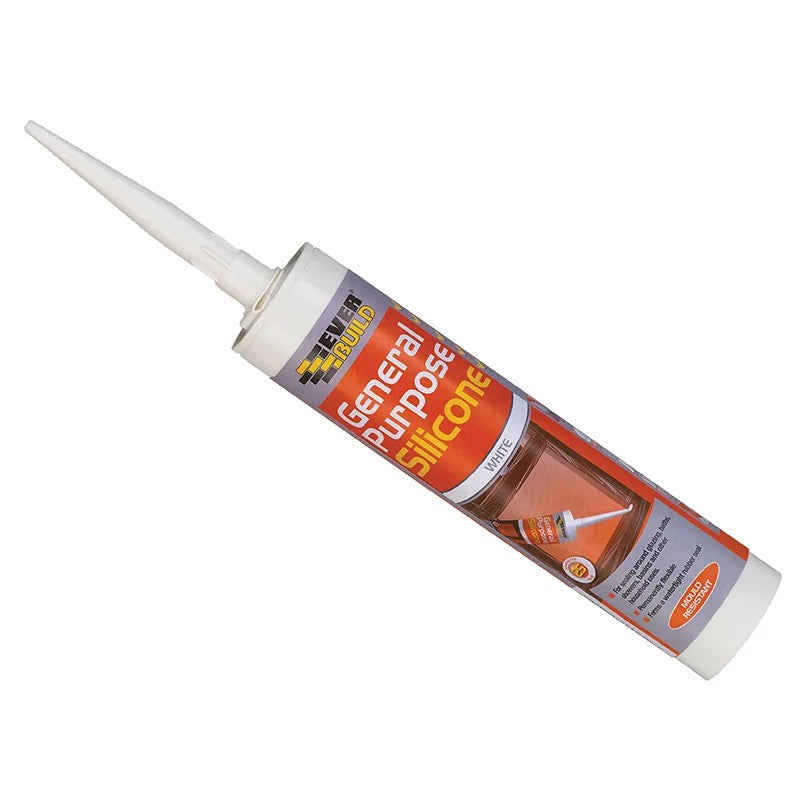 Everbuild Sika General Purpose Silicone Black 310ml - 485955