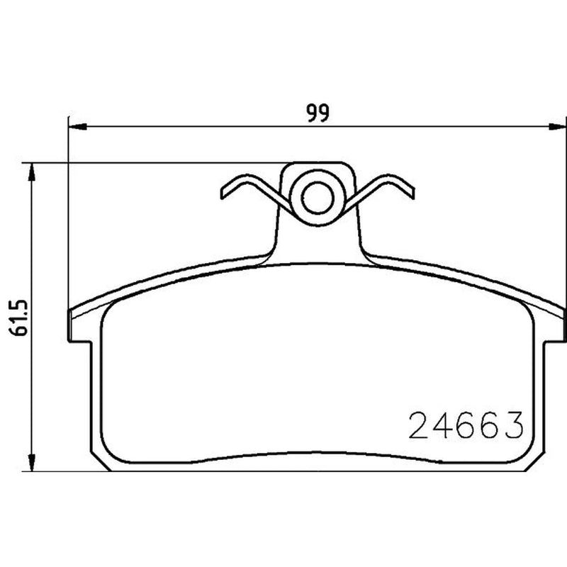 DON Front Brake Pad Set PCP2130