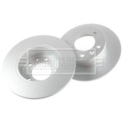 Borg & Beck 2 x Solid Rear Brake Discs BBD5164