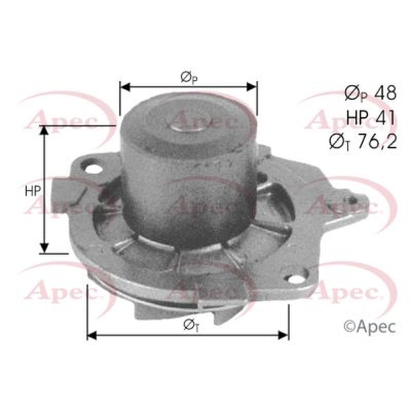 Apec Engine Cooling Water Pump AWP1499