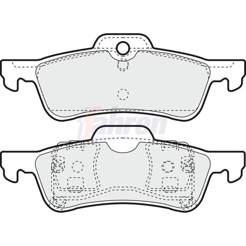 Fahren Rear Brake Pad Set FBP3065