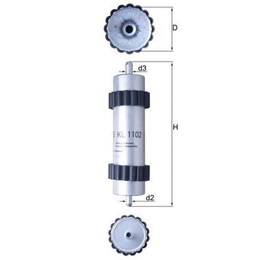 Mahle Fuel Filter Element KL 1102