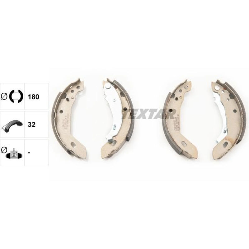 Textar Brake Shoe Set Axle Kit 91031200