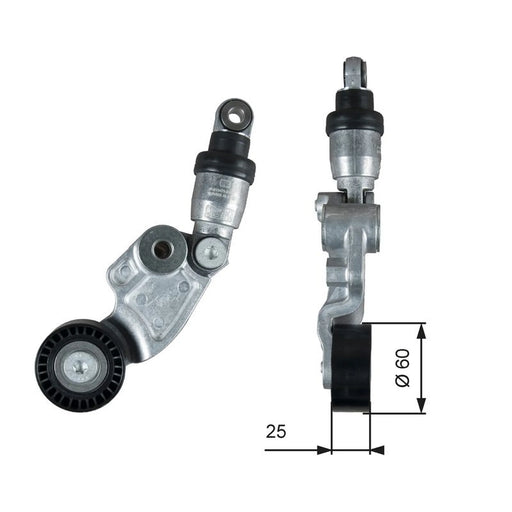 Gates Auxiliary Belt Tensioner T39388
