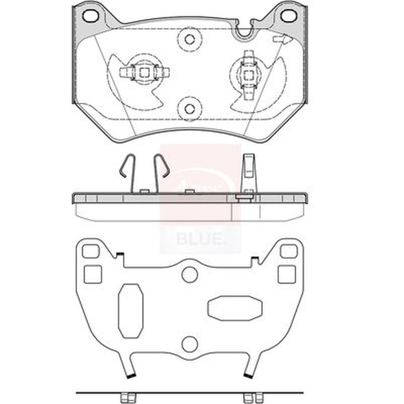 Apec Front Brake Pad Set PD4020