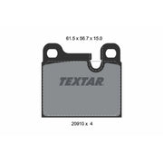 Textar Rear Brake Pad Set 2091001