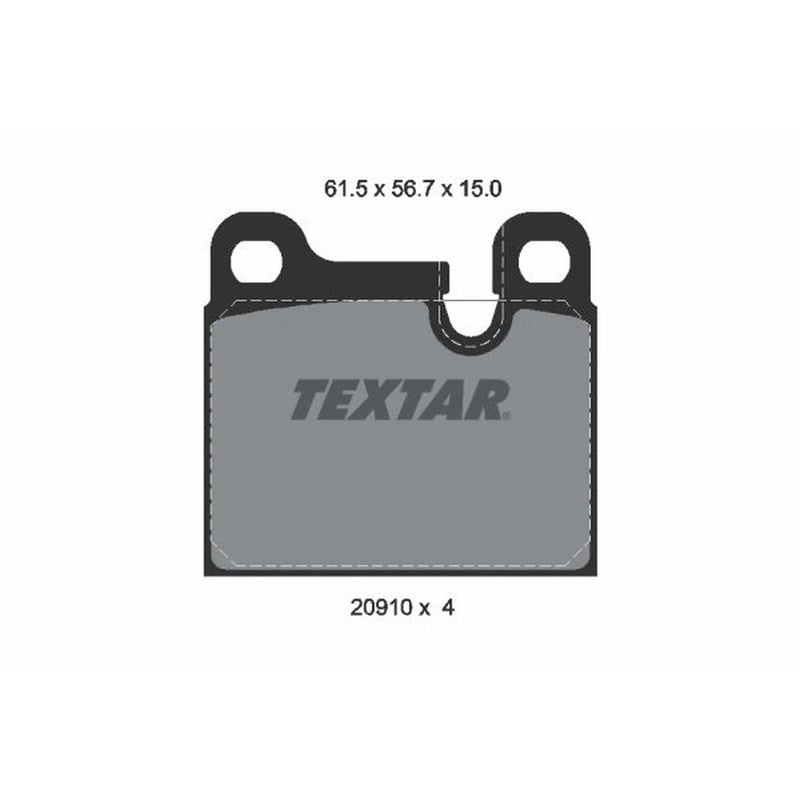 Textar Rear Brake Pad Set 2091001