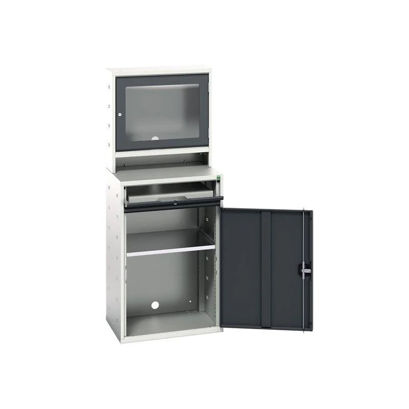 Bott Verso Computer Cupboard 650 x 550 x 1650mm Anthracite Grey - Q16928001.19