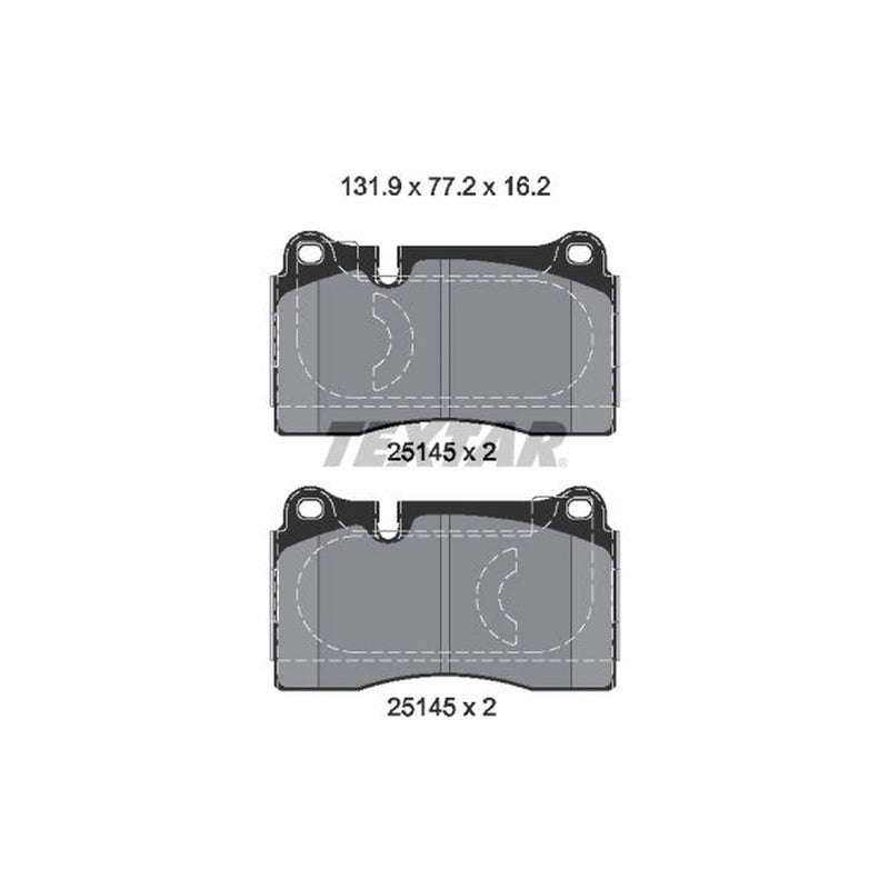 Textar Front Brake Pad Set 2514501