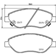 DON Front Brake Pad Set PCP1911
