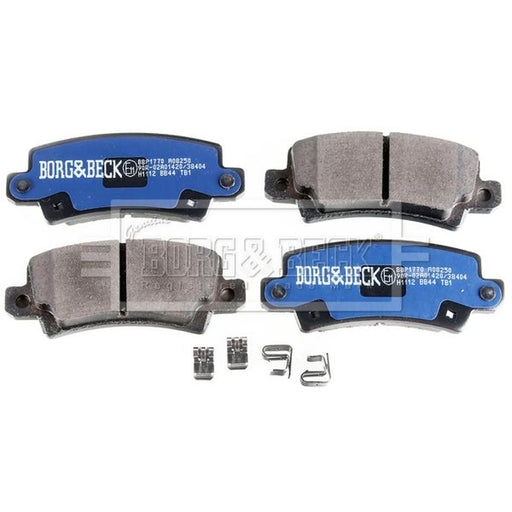 Borg & Beck 4 x Rear Brake Pad Set BBP1770