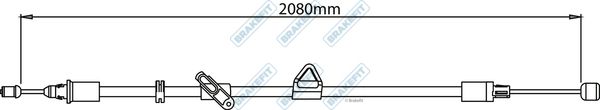 Apec Handbrake Cable Left Rear fits Ford Galaxy II 2006-2015 1.6 1.8 2.0 2.2 2.3